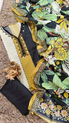 Pakistani  Muslin Digital Print suit