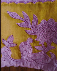 Graceful cut work Suit Set with Organza Embroidery Charm