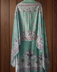 Winter Wear - Velvet Digital Printed Unstitched Suit