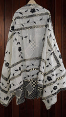 Pure Cotton Unstitched Suit Set with embroidary all ove n  brush paint   cotton  Dupatta with applique work