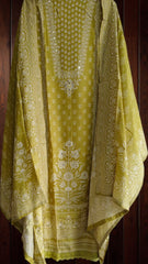Muslin Digital Print Suit Unstiched suit 3 pc set