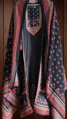 Muslin Digital Print Kurta Highlighting & muslin Dupatta  – semiStitched Suit
