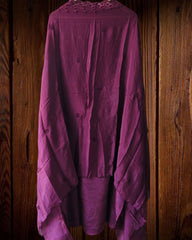 Crepe Parsi Embroidered Un-Stitched Suit Set