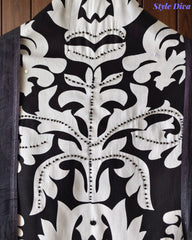 Cotton Digital Print Unstitched Suit with Bead Work and Mul Dupatta