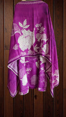 Muslin Digital print pearl work Semi Stitched Suit