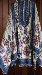 Muslin ikkat  Digital Print suit