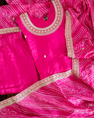 Fully Stitched Roman Silk Suit
