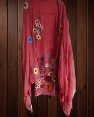 Elegant Soft Organza Unstitched Suit with Embroidery