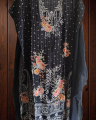 Crepe pakistani unstiched Suit
