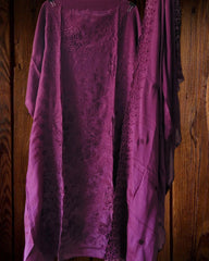 Crepe Parsi Embroidered Un-Stitched Suit Set