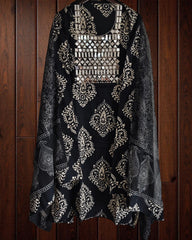 Cotton Suit Set with Real Mirror Work & Printed Kota Dupatta – Unstitched Elegance
