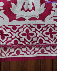 Cotton Digital Print Unstitched Suit with Bead Work and Mul Dupatta