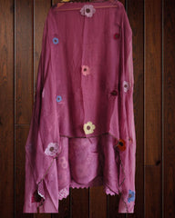 Elegant Soft Organza Unstitched Suit with Embroidery