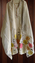 Shimmer tissue semsitiched 3 piece   Suit