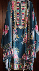 Muslin kareena kapoor inspired Digital Print suit