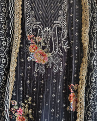 Crepe pakistani unstiched Suit