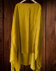 Crepe Parsi Embroidered Un-Stitched Suit Set