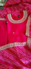 Fully Stitched Roman Silk Suit
