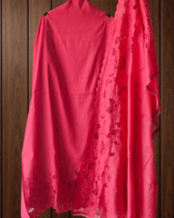 Graceful cut work Suit Set with Organza Embroidery Charm