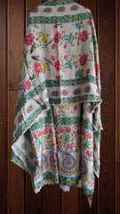 Muslin   crochia lacing  work  Digital Print suit